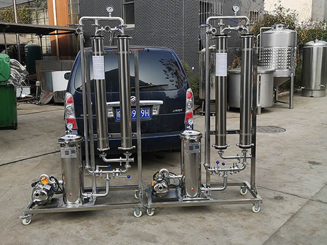 小型葡萄酒过滤机 果酒过滤机